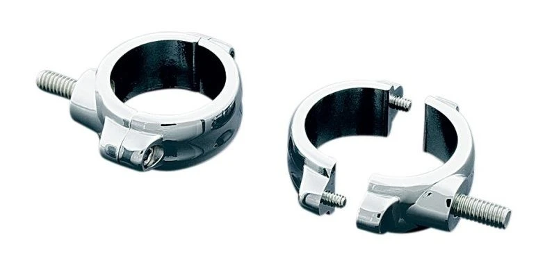 Kuryakyn 2-Piece Universal Fork Clamp Mounting Brackets 3 Kuryakyn 2-Piece Universal Fork Clamp Mounting Brackets