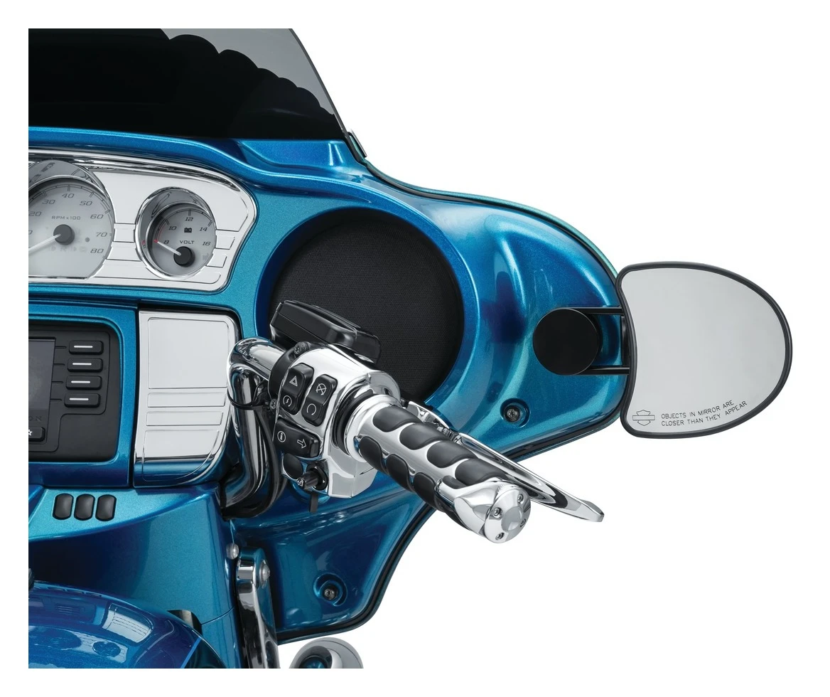 Kuryakyn Adjustable Drop Mirror Relocator For Harley Street Glide - Image 6