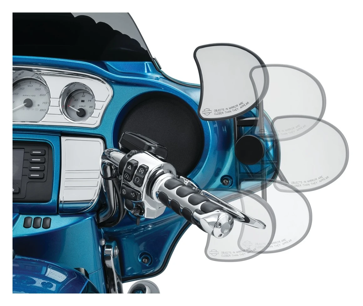 Kuryakyn Adjustable Drop Mirror Relocator For Harley Street Glide - Image 9