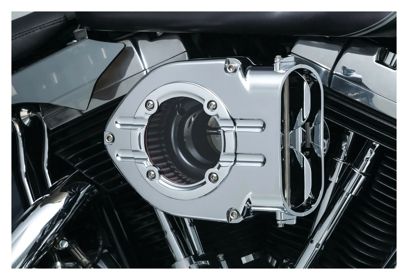 Kuryakyn Clear Trap Door For Hyper Charger Air Cleaner - Image 3