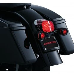 Kuryakyn Curved License Plate Frame For Kuryakyn Bullet Light Rear Turn Signal Bar -Kuryakyn Online Store kuryakyn curved license plate frame for kuryakyn bullet light rear turn signal bar 6