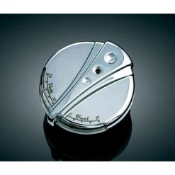 Kuryakyn LED Cap Gas Fuel And Battery Gauge For Harley 1994-2013