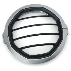 Kuryakyn Dillinger 5.75" Headlight Trim Ring For Harley 1994-2018 -Kuryakyn Online Store kuryakyn dillinger575 headlight trim ring for harley19942018 silver 8