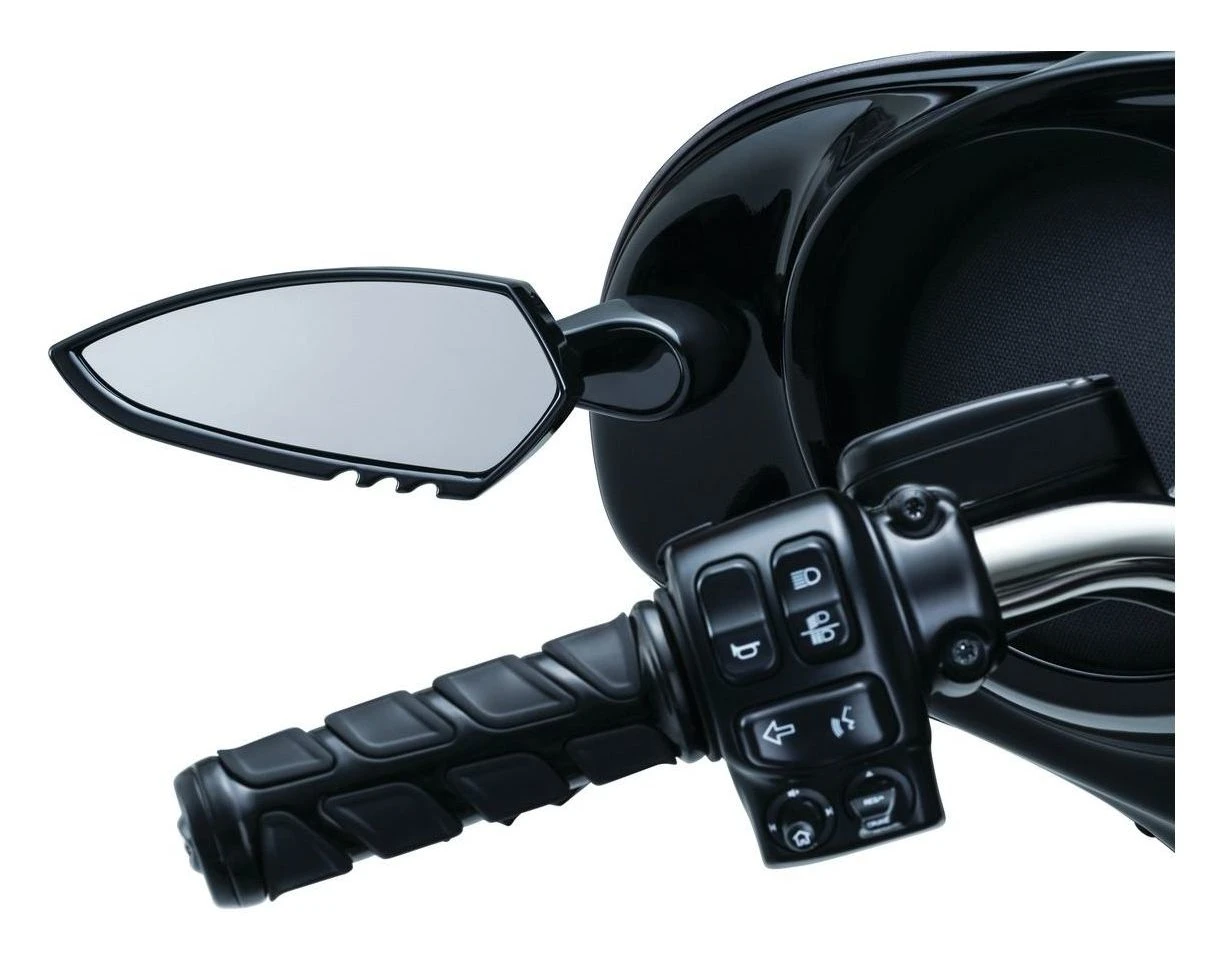 Kuryakyn Fairing Mounted Scythe Mirrors For Harley Touring