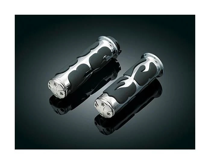 Kuryakyn ISO Flame Grips For Harley 3 Kuryakyn ISO Flame Grips For Harley