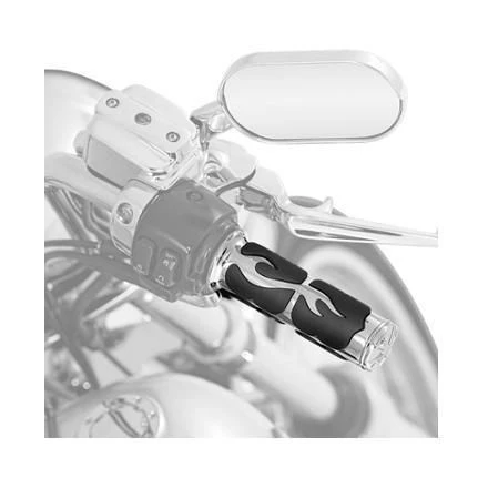 Kuryakyn ISO Flame Grips For Harley 4 Kuryakyn ISO Flame Grips For Harley - Image 2