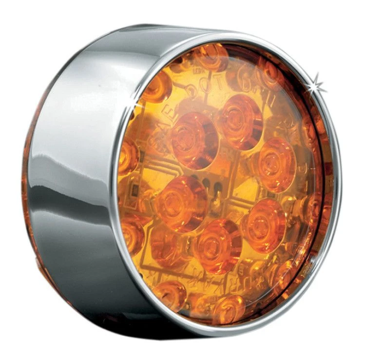 Kuryakyn LED Front Turn Signal Conversion Kit For Harley