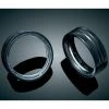 Kuryakyn LED Halo 4 1/2" Passing Lamp Trim Rings For Harley 1984-2016