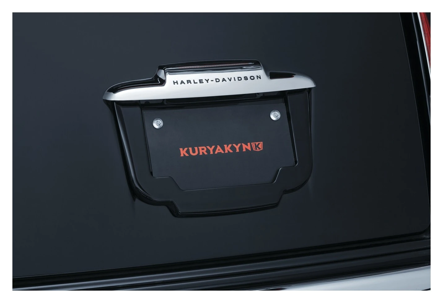 Kuryakyn License Plate Frame For Harley Trike 2010-2022 4 Kuryakyn License Plate Frame For Harley Trike 2010-2022 - Image 2