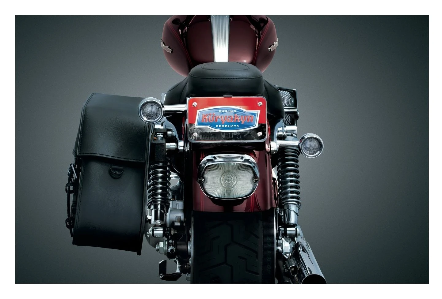 Kuryakyn License Plate Turn Signal And Marker Light Mounts - Image 7