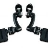 Kuryakyn Longhorn Offset Trident Dually Highway Pegs -Kuryakyn Online Store kuryakyn longhorn offset trident dually highway pegs gloss black 1