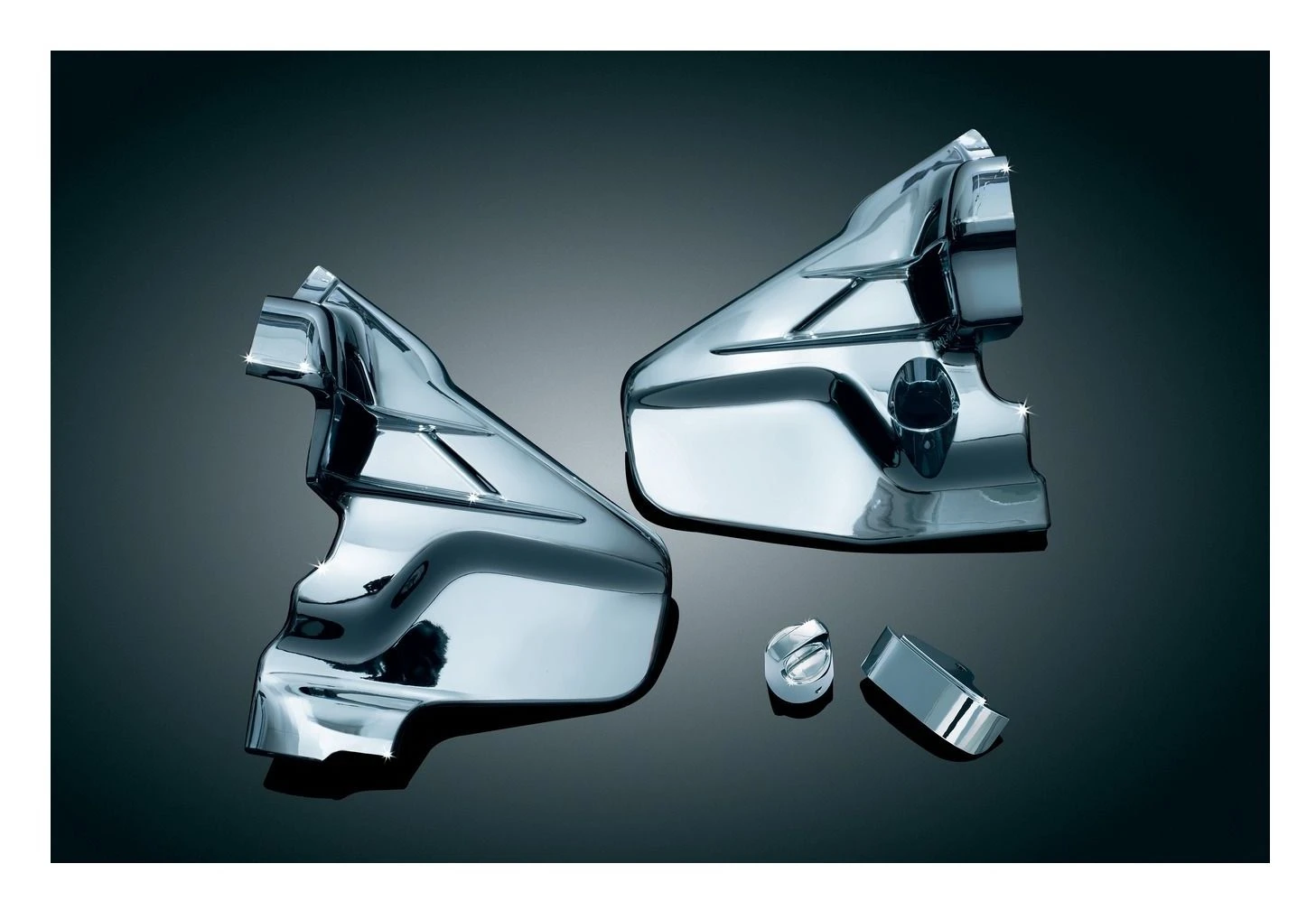 Kuryakyn Louvered Transmission Cover For Honda GoldWing GL1800 2001-2015 3 Kuryakyn Louvered Transmission Cover For Honda GoldWing GL1800 2001-2015