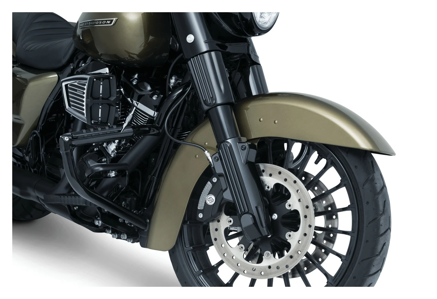 Kuryakyn Lower Fork Covers For Harley Touring 2014-2022 4 Kuryakyn Lower Fork Covers For Harley Touring 2014-2022 - Image 2