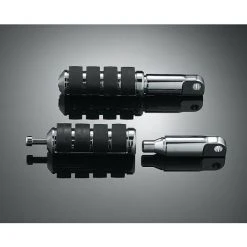 Kuryakyn Male Mount Foot Peg Extensions For Harley 2.5" Extension / Chrome [Open Box]