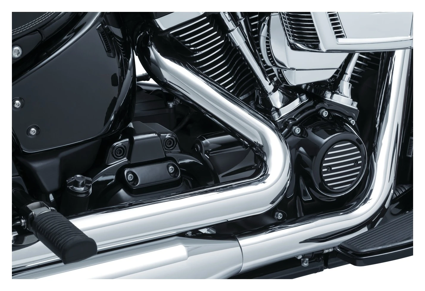 Kuryakyn Oil Line Cover For Harley Softail 2018-2022 4 Kuryakyn Oil Line Cover For Harley Softail 2018-2022 - Image 2