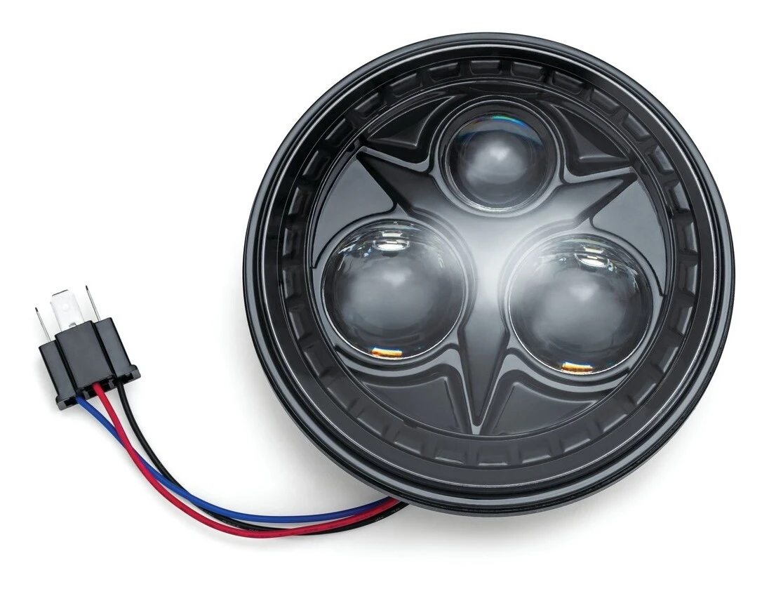 Kuryakyn Orbit 5 3/4" LED Headlight For Harley 3 Kuryakyn Orbit 5 3/4" LED Headlight For Harley