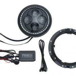 Kuryakyn Orbit Prism+ 7" LED Bluetooth Color Halo Headlight