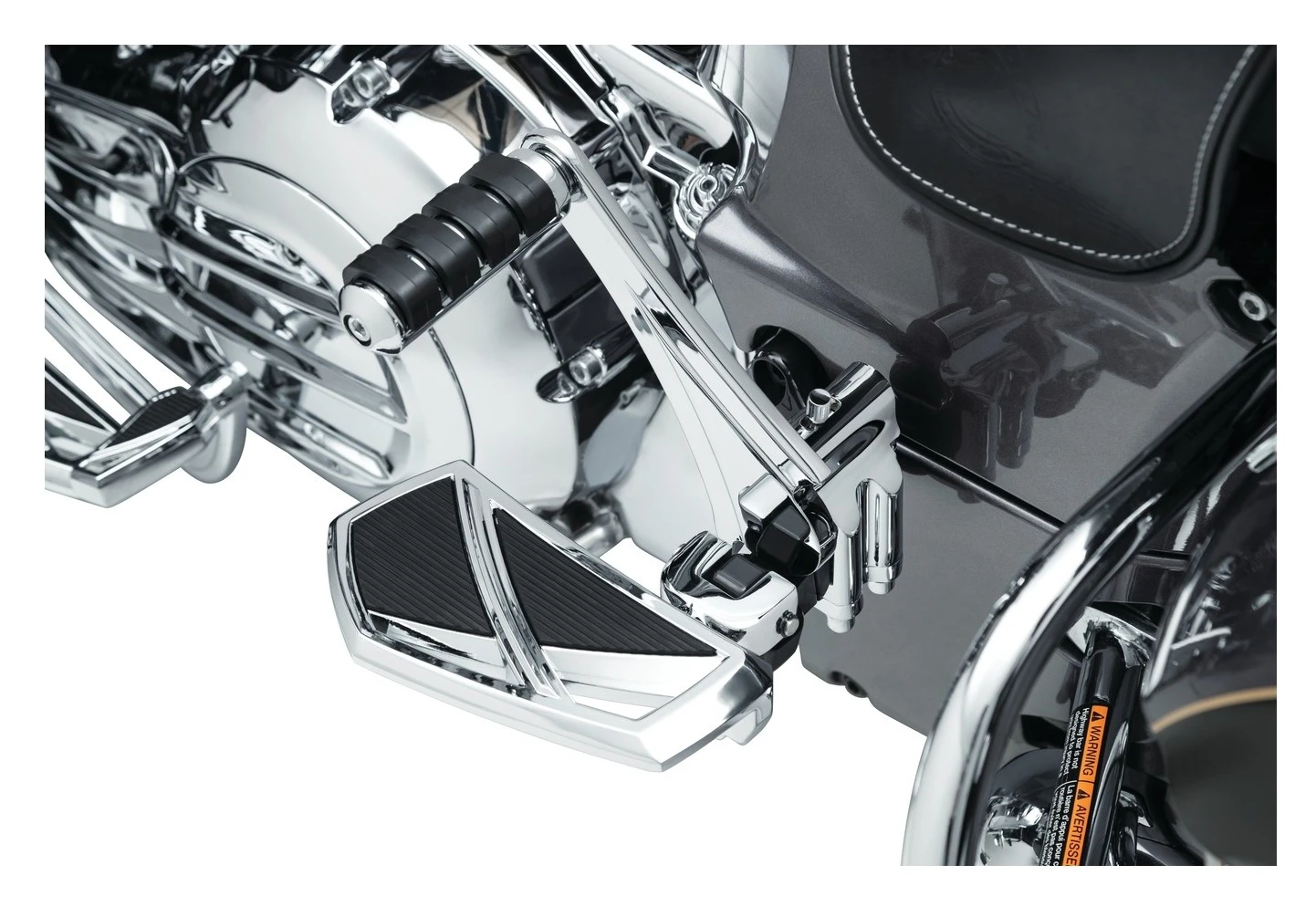 Kuryakyn Passenger Floorboard Mounts For Indian Touring 2014-2022 Black [Incomplete] - Image 2