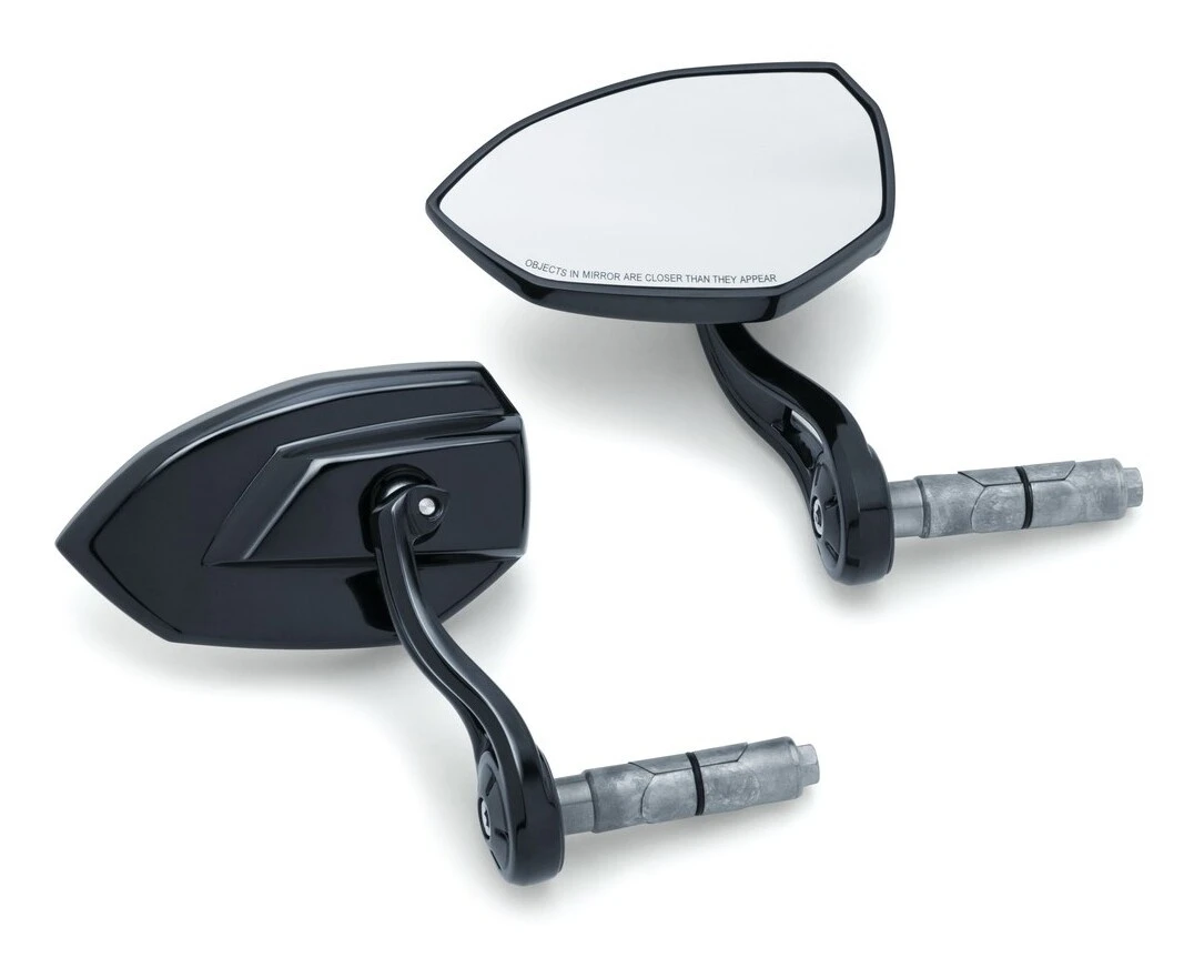 Kuryakyn Phantom Bar End Mirrors 3 Kuryakyn Phantom Bar End Mirrors