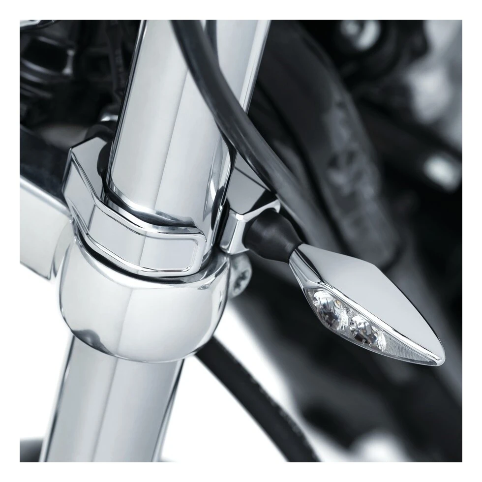 Kuryakyn Pipe Wrench Universal Turn Signal Fork Mounts 4 Kuryakyn Pipe Wrench Universal Turn Signal Fork Mounts - Image 2