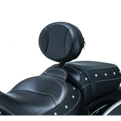 Kuryakyn Plug-N-Go Driver Backrest Pad For Indian 2014-2022 -Kuryakyn Online Store kuryakyn plug n go driver backrest with pad for indian20142016 black 3
