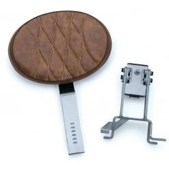 Kuryakyn Plug-N-Go Driver Backrest Pad For Indian 2014-2022 -Kuryakyn Online Store kuryakyn plug n go driver backrest with pad for indian20142016 tan 1