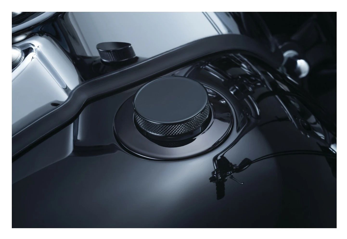 Kuryakyn Pop-Up Vented Gas Cap For Harley 5 Kuryakyn Pop-Up Vented Gas Cap For Harley - Image 3