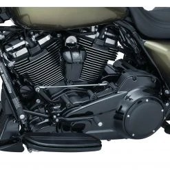 Kuryakyn Precision Cylinder Base Cover For Harley Touring 2017-2022 -Kuryakyn Online Store kuryakyn precision cylinder base cover for harley touring2017 gloss black 1