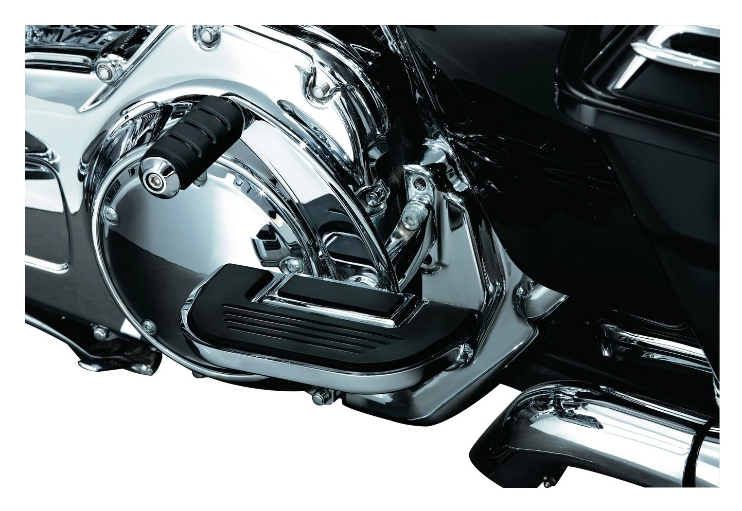 Kuryakyn Retractable Passenger Pegs For Harley Touring 2004-2022 Chrome [Open Box] - Image 2