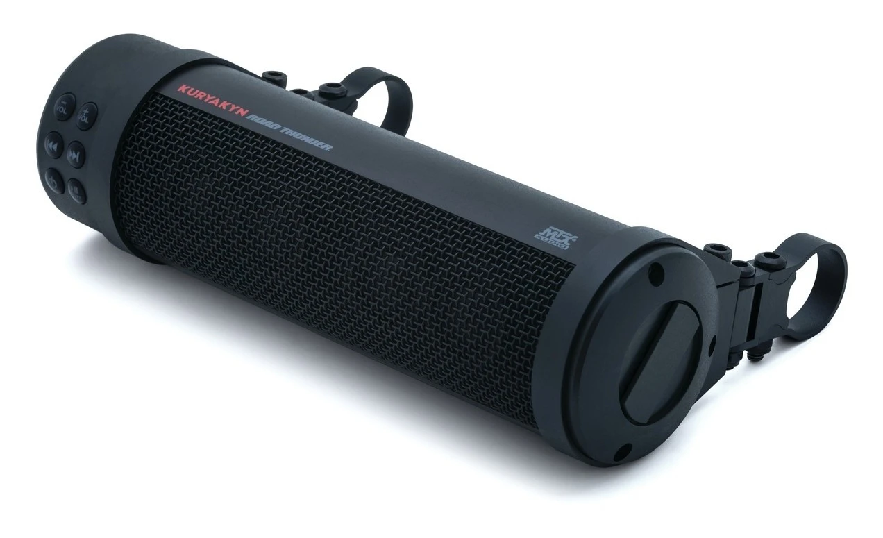 Kuryakyn Road Thunder Bluetooth Sound Bar Plus by MTX Satin Black [Previously Installed]