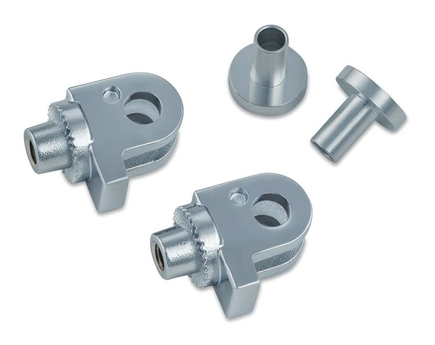 Kuryakyn Front / Rear Splined Foot Peg Adapters Triumph 3 Kuryakyn Front / Rear Splined Foot Peg Adapters Triumph