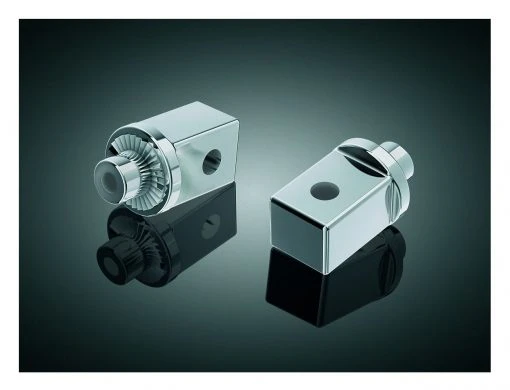 Kuryakyn Front / Rear Splined Foot Peg Adapters Yamaha / Honda / Suzuki -Kuryakyn Online Store kuryakyn splined peg adapters yamaha honda suzuki 1