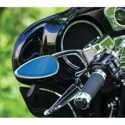 Kuryakyn Teardrop Mirrors For Harley / Victory / Indian -Kuryakyn Online Store kuryakyn teardrop mirrors for harley chrome 3
