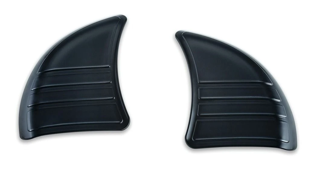 Kuryakyn Tri-Line Inner Fairing Mirror Cover Plates For Harley Touring / Trike 2014-2018