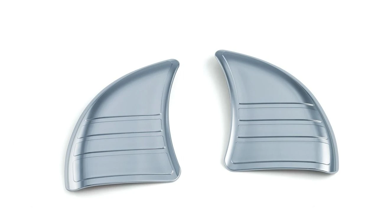Kuryakyn Tri-Line Inner Fairing Mirror Cover Plates For Harley Touring / Trike 2014-2018 - Image 3