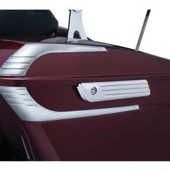 Kuryakyn Tri-Line Saddlebag Hinge Covers For Harley Touring 2014-2022 -Kuryakyn Online Store kuryakyn tri line saddlebag hinge covers for harley20142016 chrome 1