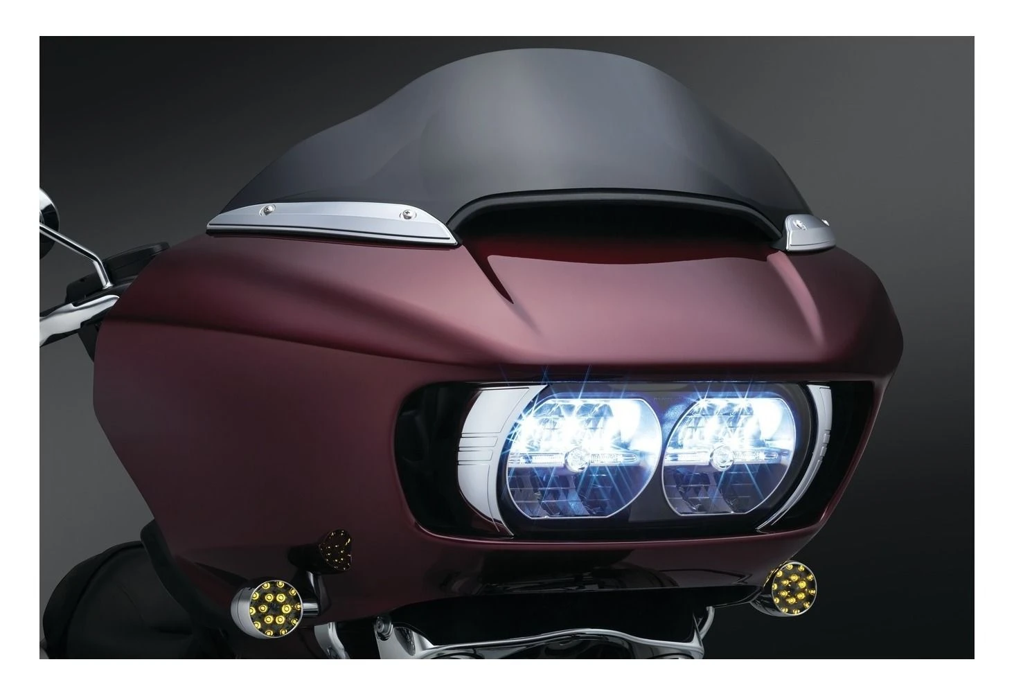 Kuryakyn Windshield Fairing Trim For Harley Road Glide 2015-2022 8 Kuryakyn Windshield Fairing Trim For Harley Road Glide 2015-2022 - Image 6