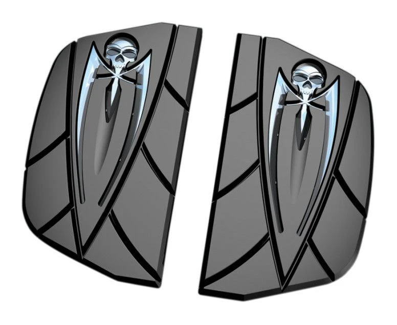 Kuryakyn Zombie Passenger Floorboard Covers For Harley 1984-2022 3 Kuryakyn Zombie Passenger Floorboard Covers For Harley 1984-2022