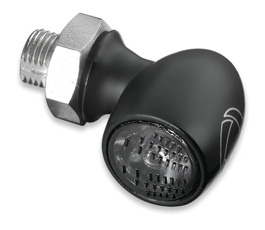 Kuryakyn by Kellermann Atto Turn Signal Smoked Red Running / Red Brake LEDs / Satin Black Housing [Previously Installed]