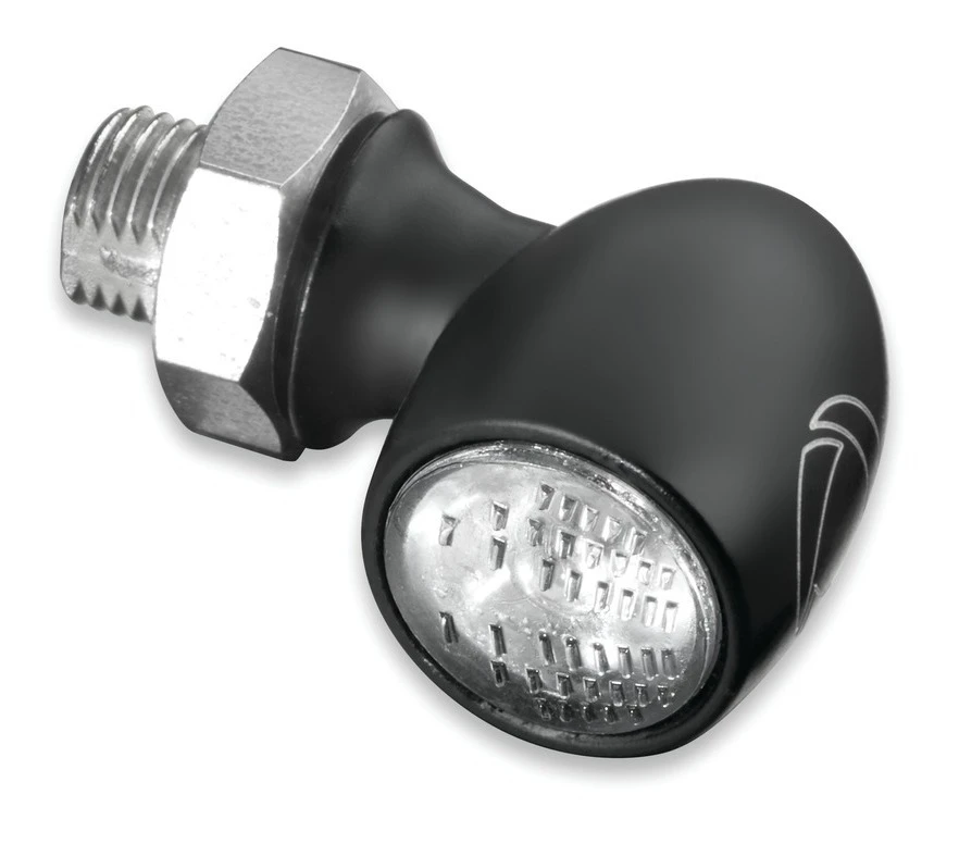 Kuryakyn by Kellermann Atto Turn Signal Smoked Red Running / Red Brake LEDs / Satin Black Housing [Previously Installed] - Image 2